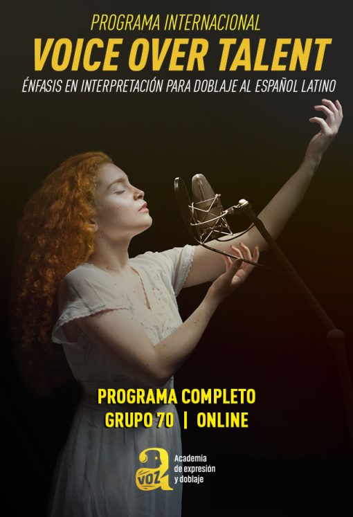 Programa Completo Voice Over Talent - Grupo 70