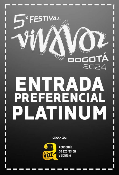 ENTRADA PLATINUM - FESTIVAL VIVA VOZ 2024