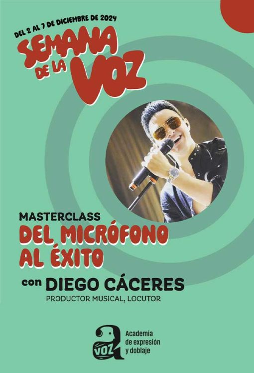 Masterclass con Diego Cáceres - Presencial